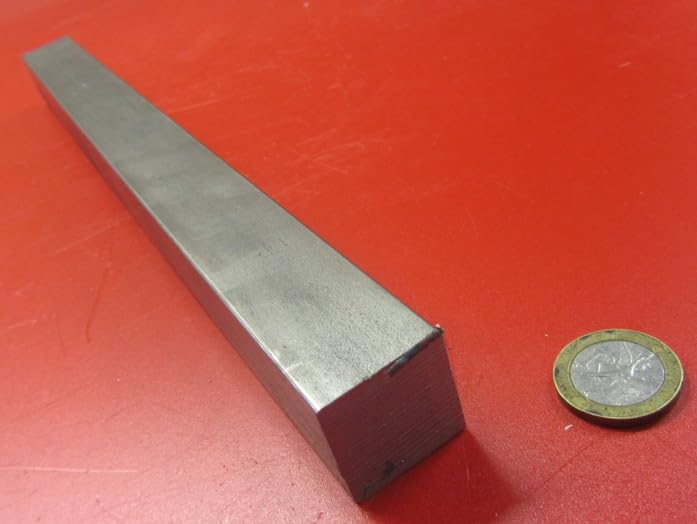 1045 Carbon Steel Flat Bar 1.00" Thickness x 1.00" Width x 1 Foot Length 1 Piece