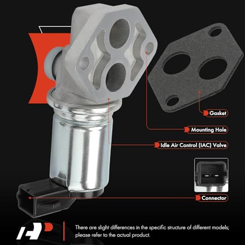 A-Premium Fuel Injection Idle Air Control Valve Compatible with Ford Mustang 1994-1995, Taurus 1989-1991, Thunderbird 1988-1995 & Lincoln Continental 1989-1991 & Mercury Cougar 1989-1995, Sable - Thumbnail 3