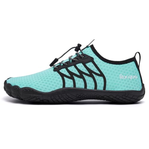 Image of Racqua Water Shoes Quick-Dry Swim Shoes Breathable Lightweight Beach Shoes Pool Barefoot Aqua for Women Men