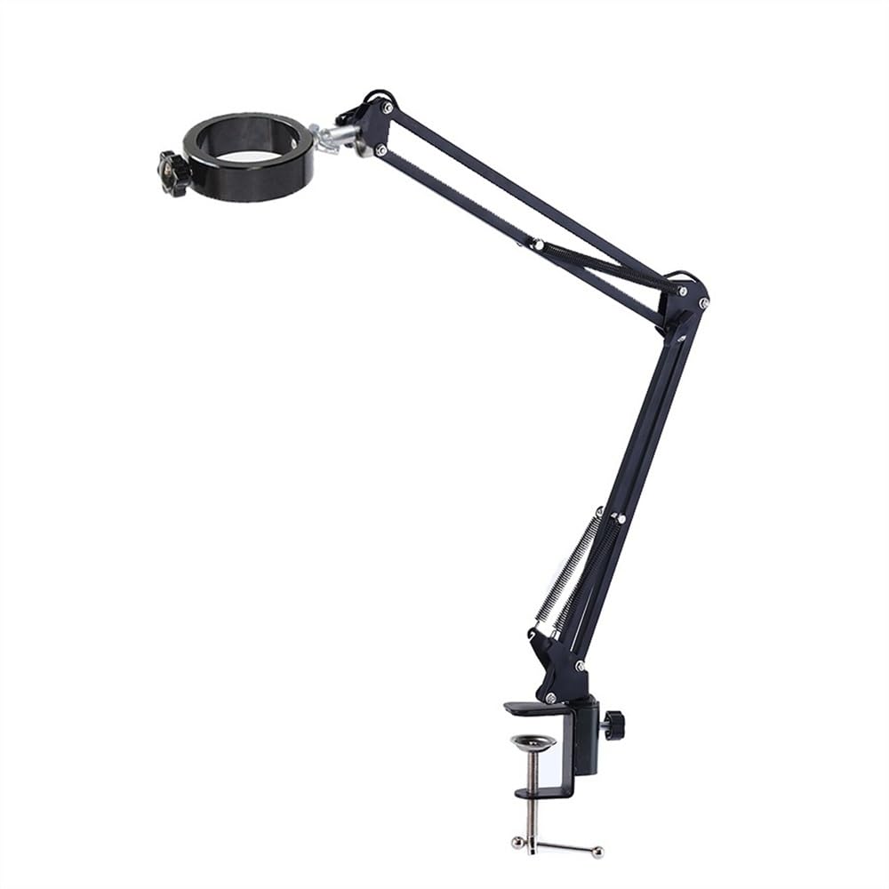 Microscope Support de support de microscope Support de caméra de microscope Support de support en alliage d'aluminium Cadre de table de pied de levage for outil de soudure de réparation de microscope