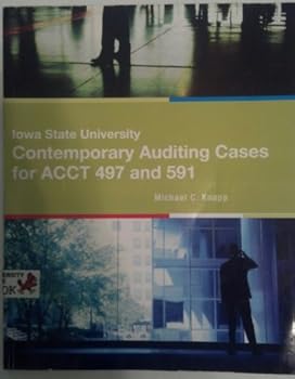 Paperback Iowa State University: Contemporary Auditing Cases for ACCT 497 and 591 Book
