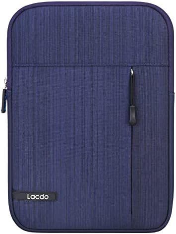 Lacdo Tablet Sleeve Case for 11 inch iPad A16 | 11 Inch ipad Air M4 M3 M2 | 11" iPad Pro M5 M4 | 10.9" ipad/ipad Air | 10.2" IPad | 11" Samsung Galaxy Tab A9+, iPad Air Pro Case Protective Bag, Blue