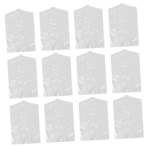 30pcs Clear Suit Bags for Closet Storage Transparent Garment Covers for Dresses Coats and Uniforms Dustproof Clothing Storage for Home and Travel Use