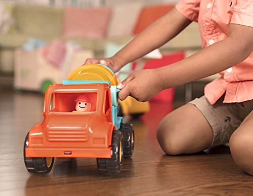 Battat - Cement Mixer Truck With Working Movable Parts And Driver - Toy Trucks For Toddlers 18M+ #TOP3