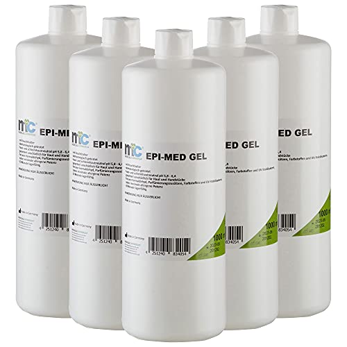 5 x 1 L Epi de Med Gel de contact gel pour traitement IPL lumière pulsée IPL Gel de contact