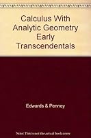 Calculus With Analytic Geometry Early Transcendentals 0137613547 Book Cover