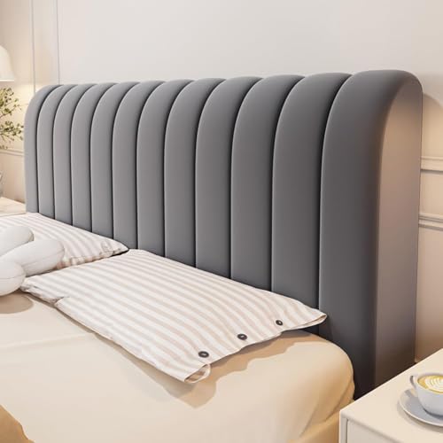 Ghygetrich Fundas de Cabecero para Cama, Cabecero Cama, Funda Cabecero Cama Cabeceros Cama Cabecero de Cama Dark Grey 120CM