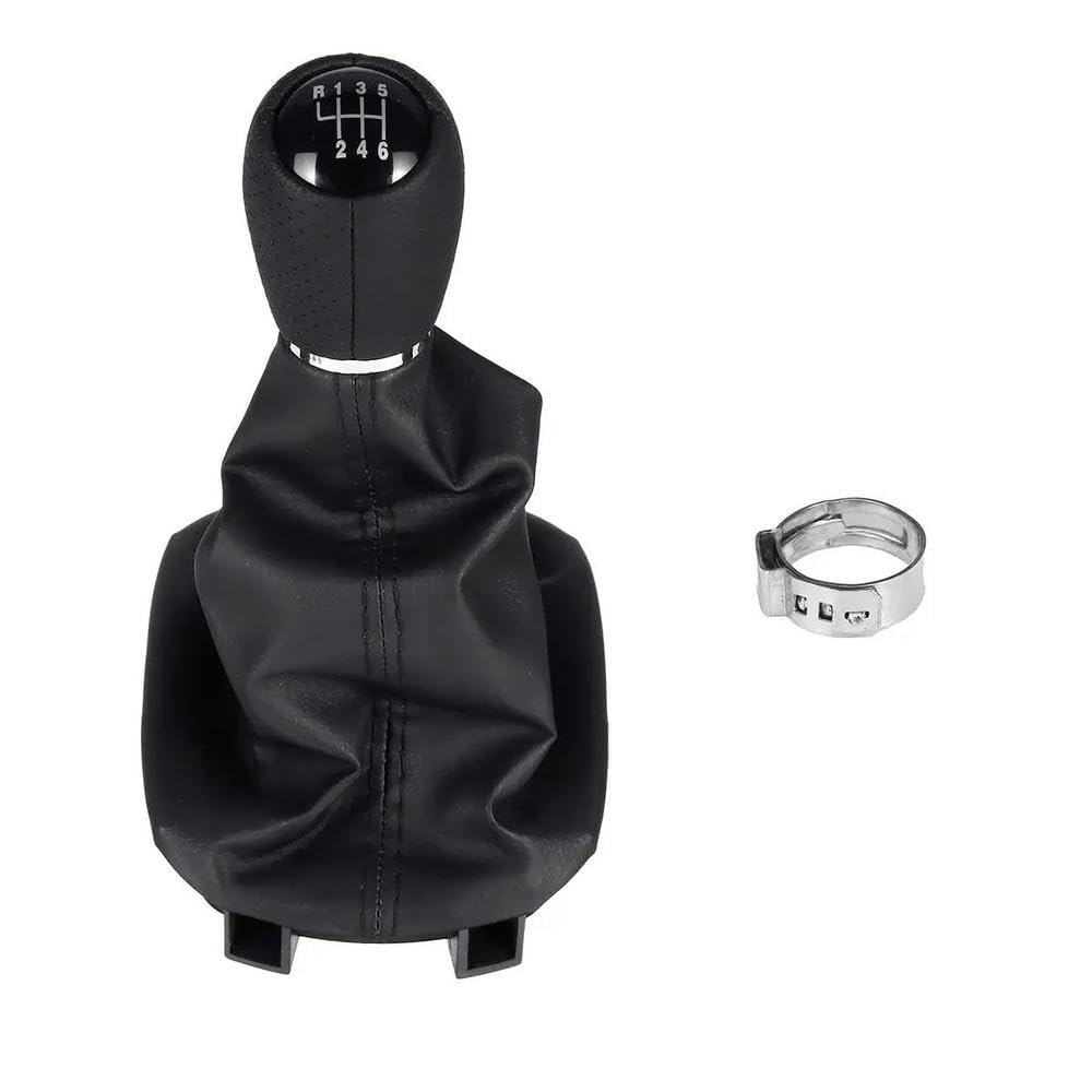 Poanbcgy 6 Speed Shift Ball Joint Car Gear Shift Knob Head 5/ Gear Shift Lever With Gaitor Boot Cover For Seat Leon Mk1 For Toledo Mk2 1998-2005(6 Speed)