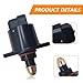 ijuicy 1 PC Car Idle Air Control Valve, Throttle Stepper Motor for Stable Engine Operation, Original Replacement Parts, OEM: 90380/10526/90325864, Compatible with King Kong Idle Motor (Black)