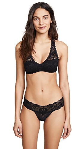 Cosabella womens Never Say Never Racie Racerback Bralette Bra, Black, Small US