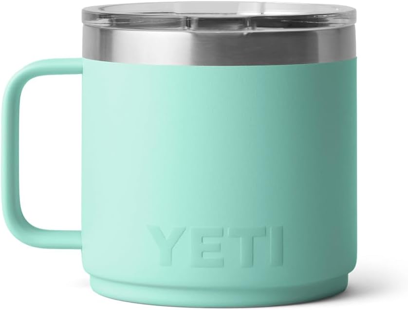 YETI Rambler 14 oz Stackable Mug, Vacuum Insulated, Stainless Steel with MagSlider Lid | Stackable, Vacuum Insulated, MagSlider Lid, Stackable, Vacuum Insulated, MagSlider Lid