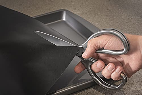 BBQ Grill Mat Set of 5-100% Nonstick Large Grilling Sheets - Heavy Duty Cooking Mats for Outdoor Grill Charcoal, Gas or Electric - Reusable, Extra Thick and Easy to Clean - 15.75 x 13