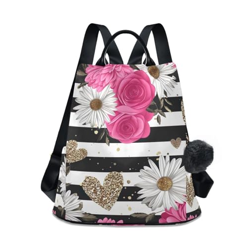 Bolsa de viaje para mujer Chic Stripe ideal para escapadas urbanas de moda y paseos