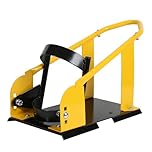MaxxHaul 70075 Motorcycle Wheel Chock, Yellow.