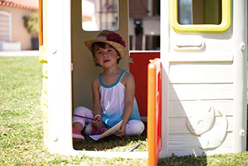 Smoby - Maison Neo Jura Lodge - Cabane de Jardin Enfant - Personnalisable avec Accessoires Smoby - 810500 Colorée