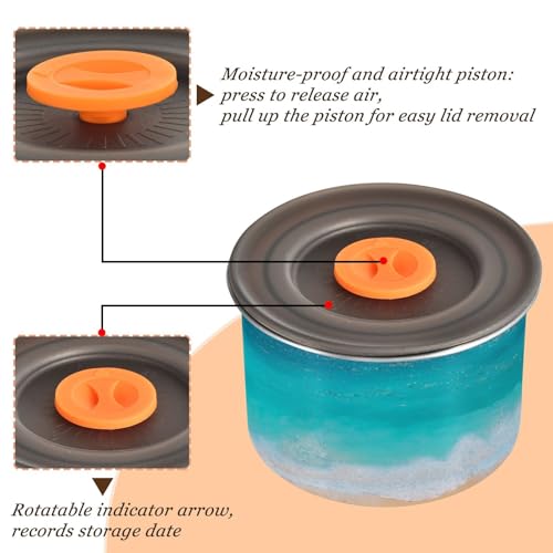 Tuper hermético de acero inoxidable KEEPREAL 17 oz miniatura 3