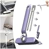 3 in 1 Multi-Function Rotating Crevice Cleaning Brush, Effective Dust for Home & Office Surfaces - Ergonomic Design, Durable Bristles - Versatile Gap Cleaning Tool for Bathroom Kitchen (Purple)