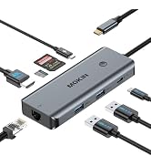 Amazon.co.jp: MOKiN USB C ドッキングステーシム 3 画面出力 トリプル