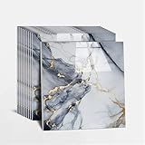 AMOYUN Azulejos Adhesivos Cocina, 10 piezas Vinilo Pared Vinilos de Pared Decorativos 30x30cm Revestimiento de Paredes PVC Baldosas Adhesivas Pared Cocina Azulejos Baño Vinilo Suelo