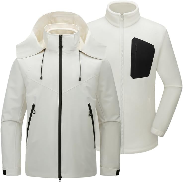 Mens Rain Coat Waterproof With Hood Sport Coat For Men Windbreaker Lightweight Raincoat Cycling Golf Travel Fishing