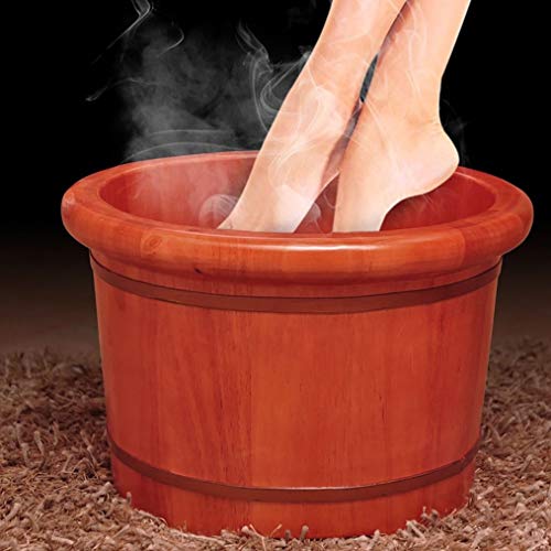 Spa de pies de madera maciza con masaje y sauna miniatura 5