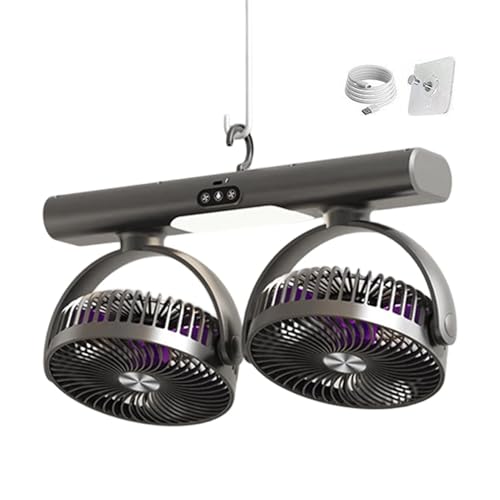 Ventiladores para coche de salpicadero con 3 velocidades y rotación de 180 grados para sedán