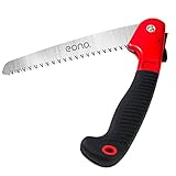 sega legno a mano 【Lama ad alta resistenza a taglio rapido】: la lama presenta denti super affilati per un taglio più aggressivo e veloce.