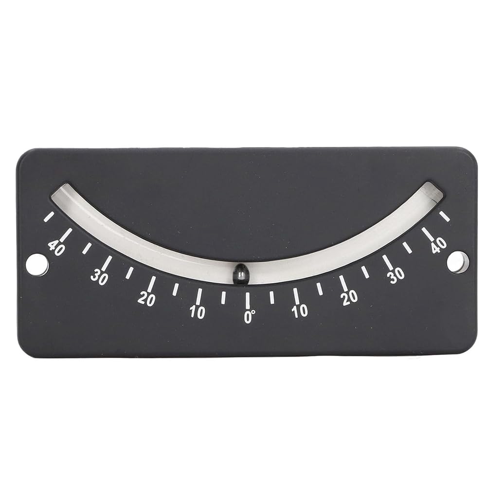 Littimoon Handlebar 45-0-45 Inclinometer Angle Tube Clinometer Slope Meter for Off-Road Vehicles, Trucks, RVs, Trailers, Boats