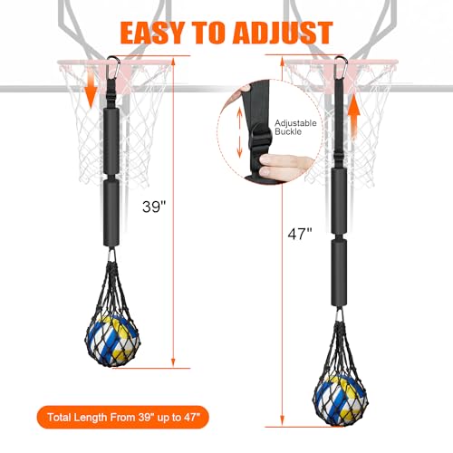 Volleyball Spike Trainer, Volleyball Training Aids, Volleyball Attack Trainer, Adjustable Volleyball Spiking Training System can Improve Your Serving, Jumping, Arm Speed and Spiking Power - Image 5