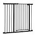 Hauck Türschutzgitter Treppenschutzgitter für Kinder Close N Stop Safety Gate inkl. 21 cm Verlängerung, ohne Bohren, selbstschließend, 96 - 101 cm breit, Metall Gitter, schwarz
