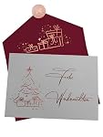 Joli Coon – Joli Coon Premium Weihnachtskarte mit Premium Kuvert und Sie