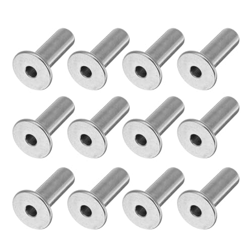 TOVINANNA Kit de 20 Manguitos Protectores para Barandillas de Cable de Acero Inoxidable 1/8 para Terraza Resistente Intemperie y Alta Resistencia Tracción Accesorios para Barandillas de