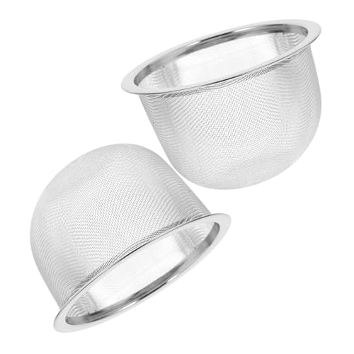 DIYEAH Lot De 2 Infuseurs à Thé En Vrac Filtre à Théière Inox 8,5 Cm Mailles Fines Multifonctionnels Pour Théière Et Bouilloire Maison La Cuisine
