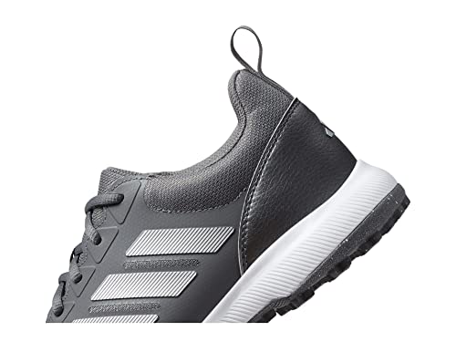 adidas Tênis de golfe masculino Tech Response Spikeless 3.0, Cinza quatro/prata metálico/ouro solar,