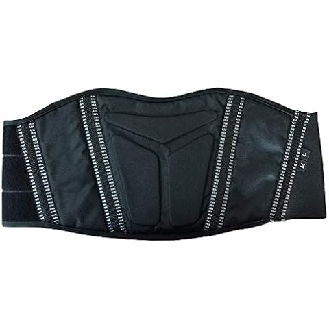 LOWER BACK STRETCH KIDNEY BELT XTRA WARM EXPANDABLE MOTORBIKE MOTORCYCLE SUPPORT (M/L) Cover