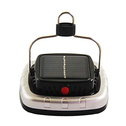 Preisvergleich Produktbild Außenbeleuchtung Neu Solarbetriebene Led-Campingleuchte 3W 300Lm Usb Wiederaufladbare Led Solarleuchte Garten Garten Nachtlampe Zeltlaterne Lampe-Black_Color