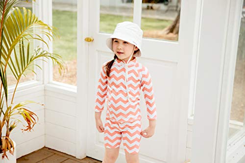 Image of VAENAIT BABY Girls Rash Guard Swimsuit UPF 50+ Long Sleeve Toddler Bathing Suit Ribbon Stawberry Floral Fruit for 2~8Years