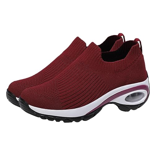 DEARMAMY 1 Par balancines Transpirables Zapatillas de Deporte para Personas Mayores zaptillas Running Mujer Shoes for Women Zapatillas Casual Hombre Zapatillas Running Hombre