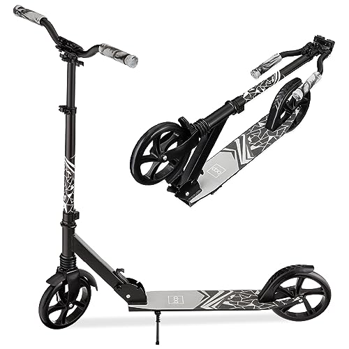 Best Choice Products Kick Scooter for Kids Ages 8+ Teens & Adults, Foldable Large Wheel Scooter with...