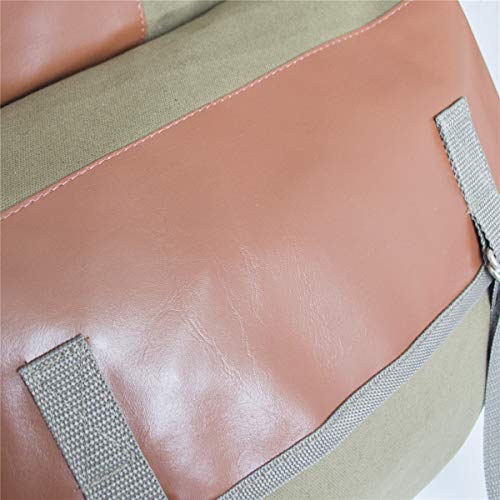 Unistrengh Bike Pannier Bags Canvas Cycling Equipment Pack Multifunctional Messenger Rear Seat Trunk Carrier Bag Bicycle Shelf Pack Saddle Bag For Mtb, Riding, Bike Touring (Khaki) #TOP7