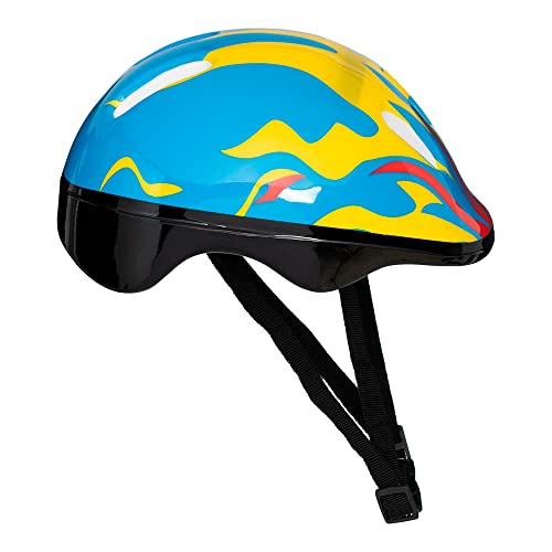 Capacete Azul Chamas Mimo Style Azul