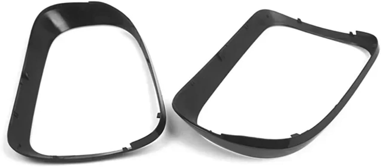 Car Headlamp/Taillight Surround Cover Trims Compatible For BMW Mini Cooper One JCW/Countryman F60 2017-2019 Front/Rear Lamp Light Trim Ring(Chrome for Headlight)