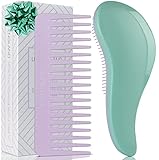 A LOS ADULTOS Y A LOS NIÑOS LES ENCANTA: Con miles de comentarios de 5 estrellas, cepillar el cabello nunca fue tan agradable. A las mujeres, niñas, niños, adolescentes y niños pequeños les encanta nuestro cepillo desenredante fácil de sostener y sin dolor