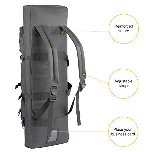 XWLSPORT Rifle Case Double Tactical Rifle Bag Gun Cases for Rifles - Thumbnail 6