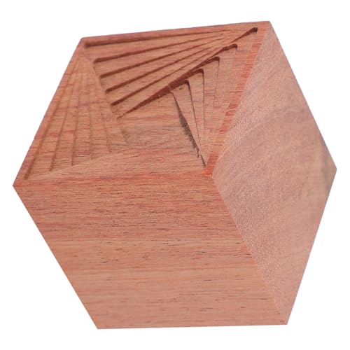 Difusor aromático eléctrico de madera VILLCASE en forma de cubo