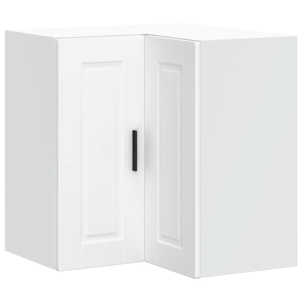 vidaXL Kitchen Wall Corner Cabinet Porto White Engineered Wood