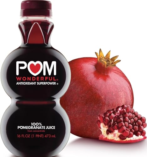 POM Wonderful 100% Pomegranate Juice, 16 Ounce Bottle