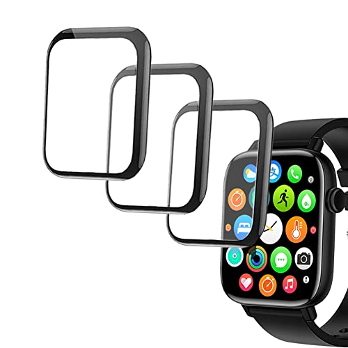 Smaate 3D Screen Protector Compatible With T49 1.9 Inches Pjyubvor And P58 Of Ypaddbu 1.96 Inches Smartwatch (Answer/Make Calls) #TOP15