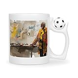 Personalised Football Mug with 2 Photos| Custom Coffee Mug 11oz | Ceramic Travel Mug for Him or Her | Perfect Christmas Gifts for Women, Dad, or Friends – Create Your Own Printed Mug Unique Design