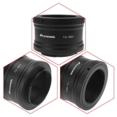 Astromania T/T2 Lens Mount Adapter Ring For Sony-Nex Camera - Precision Machined T2 Adaptor Ring For All Sony Nex Compact System Cameras #TOP3
